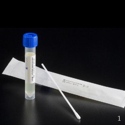 Зонд-тампон (полістирол, віскоза) стерильний, пробірка, буферний бульйон